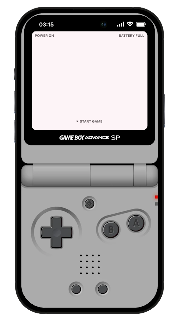 GAMEBOY WALLPAPER GREY/GRIS IPHONE 14 PRO - IABOXTOOL