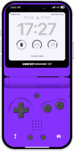 PURPLE GAMEBOY PHONE WALLPAPER 4K