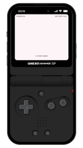 GAME BOY LOCKSCREEN WALLPAPER BLACK/NEGRO