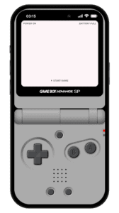 GAMEBOY WALLPAPER GREY/GRIS IPHONE 14 PRO