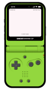 HD Game Boy Advance SP Wallpaper Verde Limón