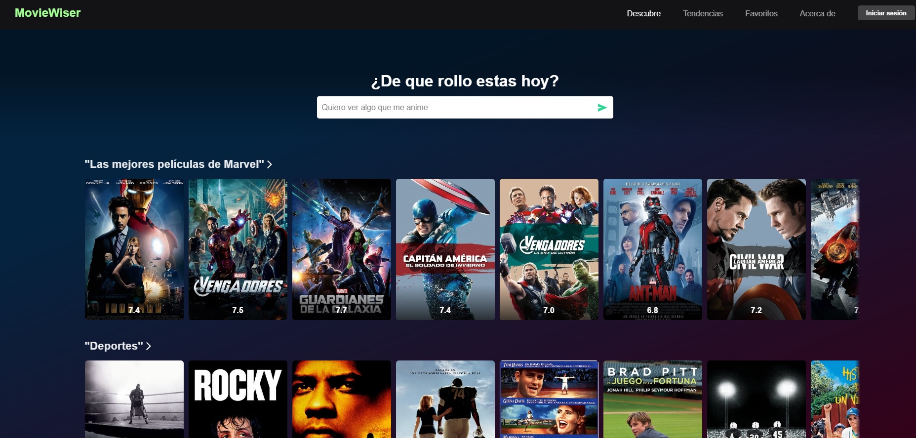 MovieWiser: Tu asistente personal de IA para recomendaciones de películas y series