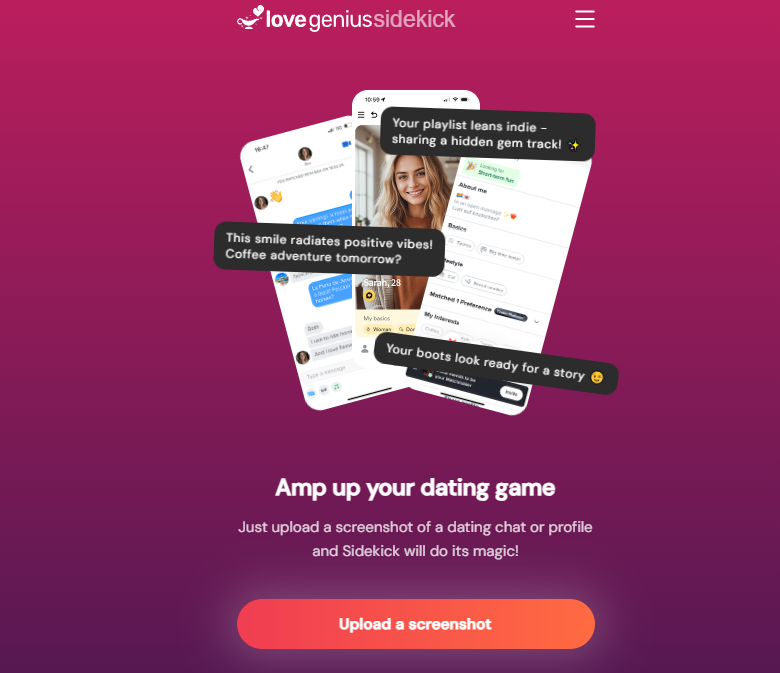 Mejora tu perfil de citas con LoveGenius Sidekick: IA para el amor