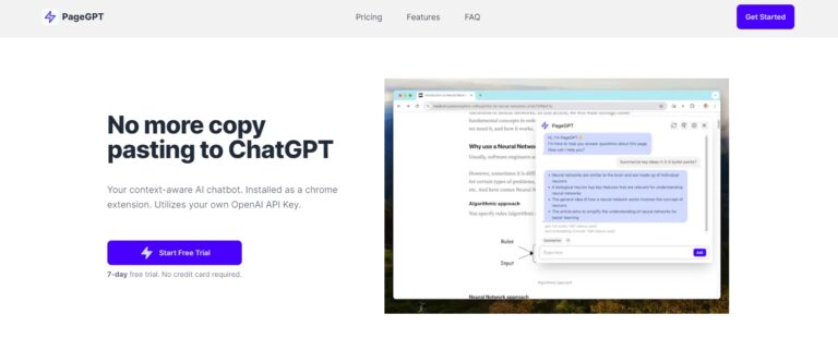 PageGPT: Asistente IA para Navegación Web - Mejora tu Productividad y Privacidad