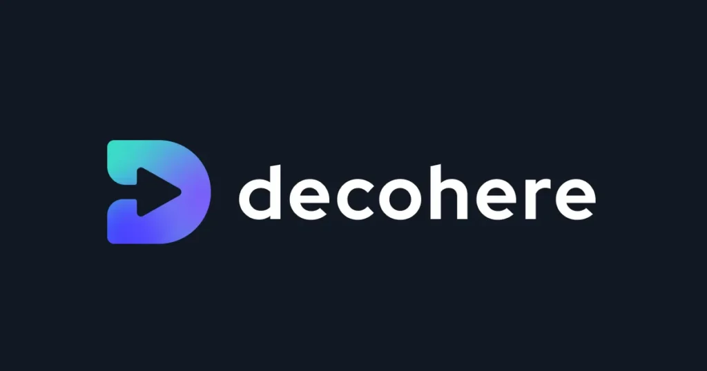 Visualización de la interfaz de Decohere.ai mostrando la conversión de texto en una imagen colorida y detallada.