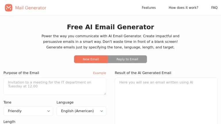 MailGenerator.ai: Herramienta de IA para crear emails personalizados y efectivos