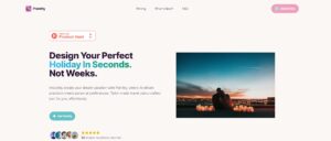 Explora el potencial de Planitly, donde la tecnología de IA te ayuda a planificar viajes únicos y memorables