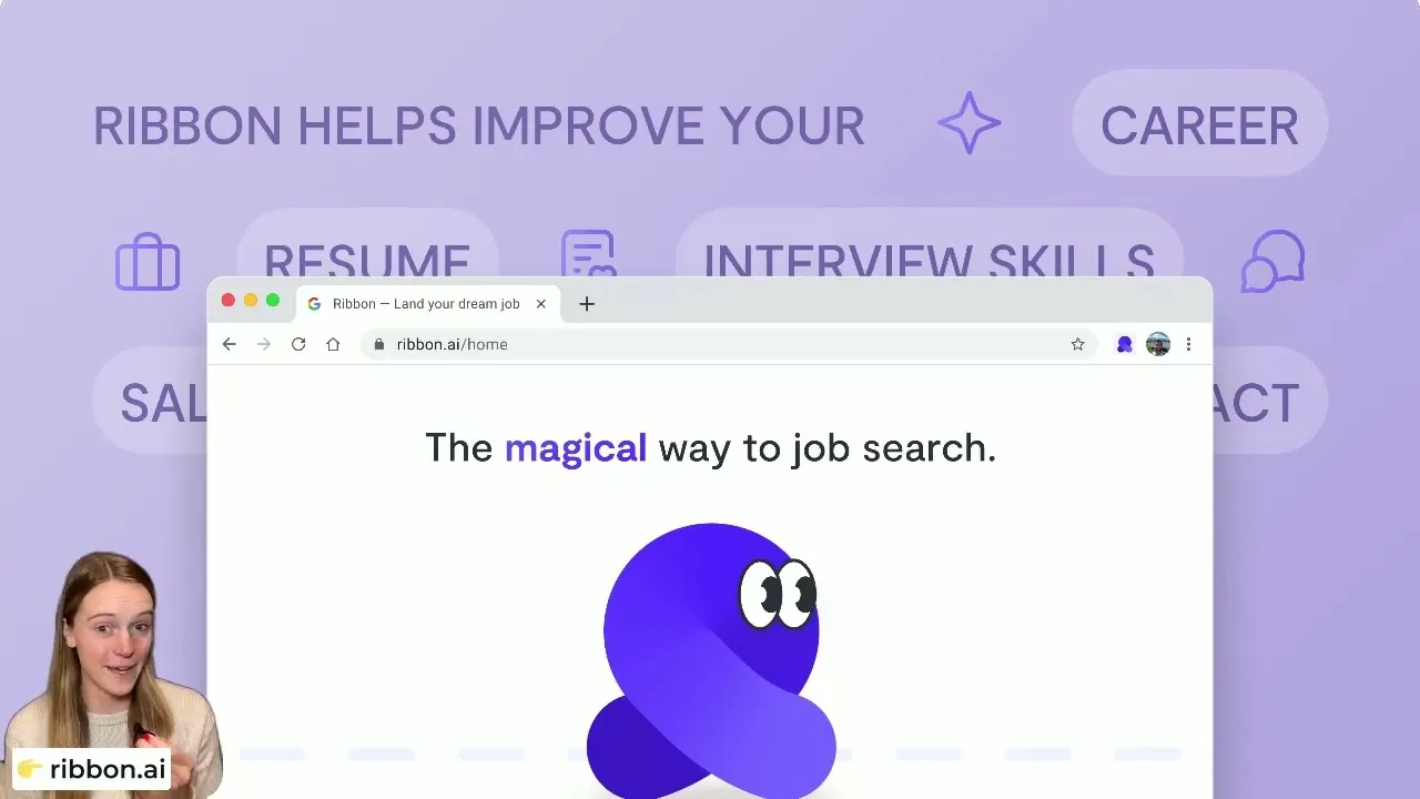 Transforma tu currículum con Ribbon AI. Aumenta tus posibilidades de éxito en el mercado laboral.