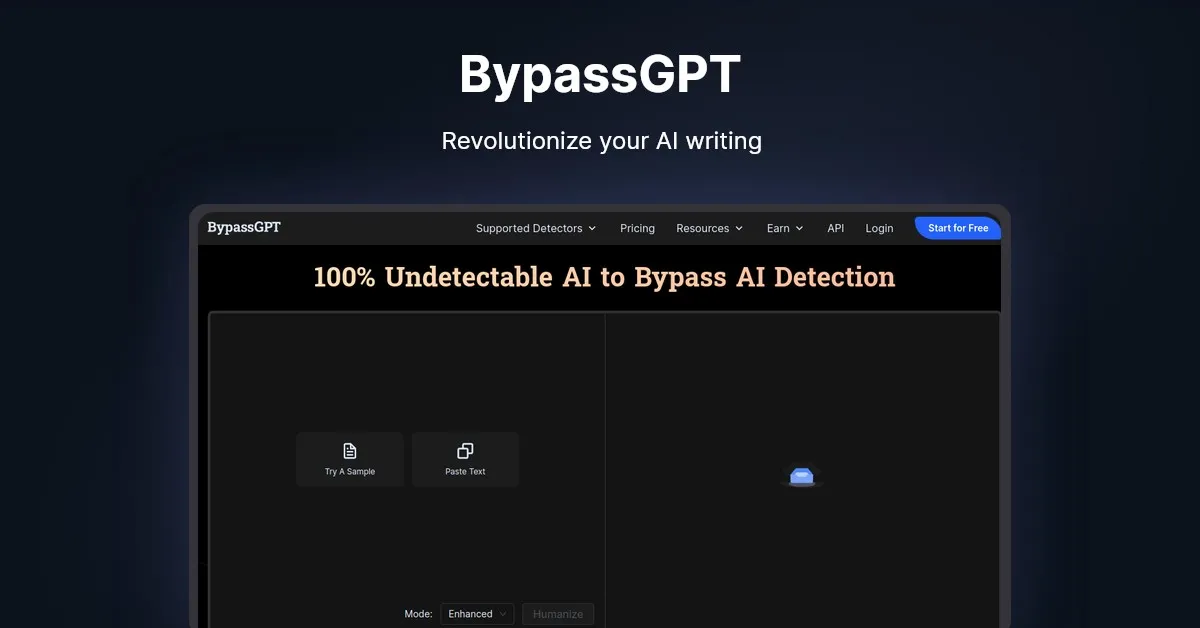 BypassGPT, una herramienta de inteligencia artificial para humanizar textos generados por IA y mejorar el SEO