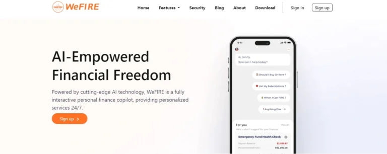 WeFIRE: Tu camino hacia la independencia financiera con IA