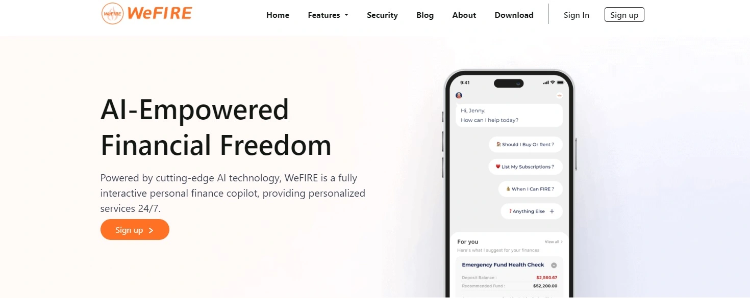 WeFIRE: Tu camino hacia la independencia financiera con IA