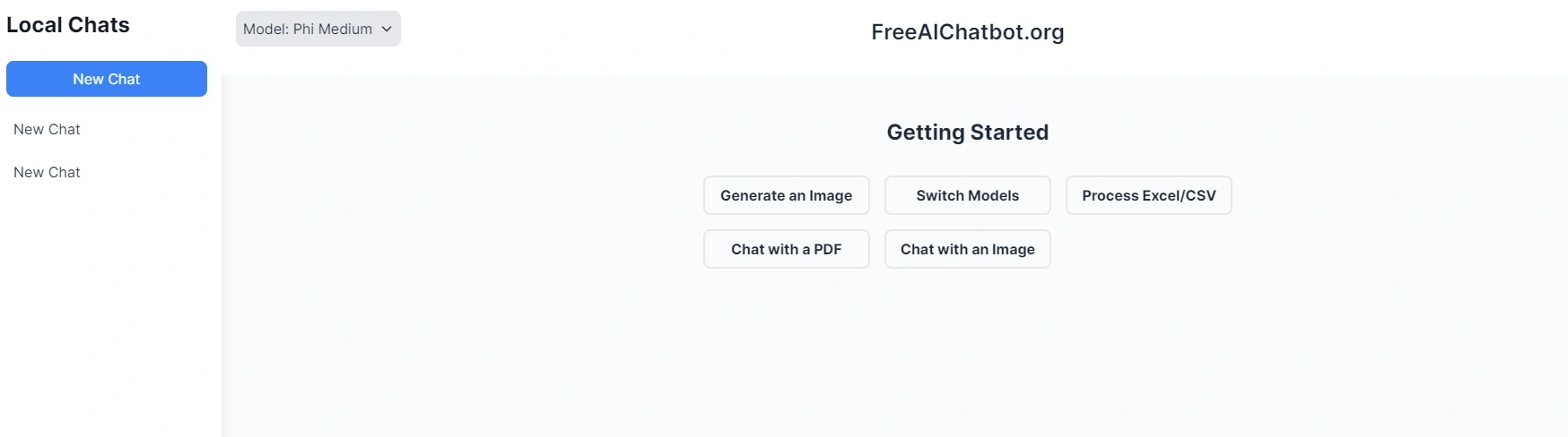 Chatbot FreeAI en acción, mostrando una conversación inteligente y automatizada