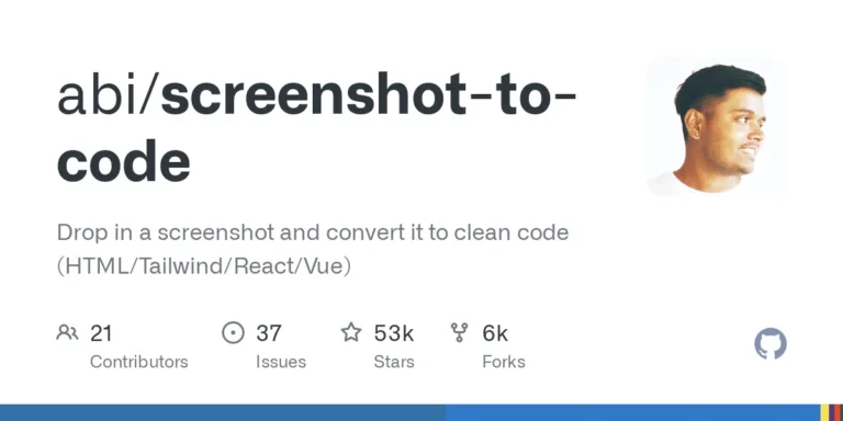 Captura a código: Screenshot-to-Code