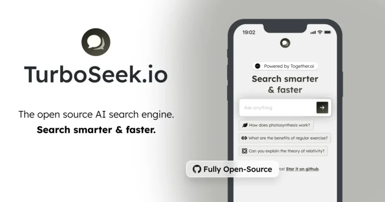 TurboSeek: Encuentra respuestas rápidas con inteligencia artificial
