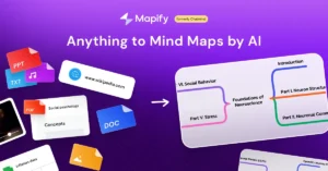 Transforma tu contenido en mapas mentales visuales con Mapify. Utiliza la IA para organizar y resaltar información de manera eficaz. Disfruta de funciones gratuitas y premium para mejorar tu productividad.