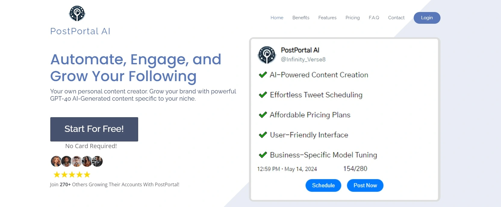 PostPortal AI, una herramienta avanzada que automatiza la creación y programación de contenido en redes sociales utilizando inteligencia artificial