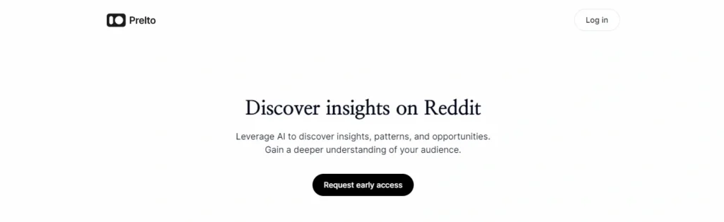 Descubre tendencias con Prelto: Análisis inteligente en Reddit 📊🔍