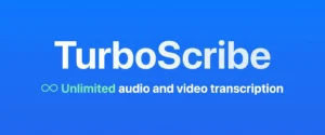 TurboScribe: Tu asistente para transcribir reuniones, podcasts y videos en texto. ¡Precisión y velocidad en un solo clic!