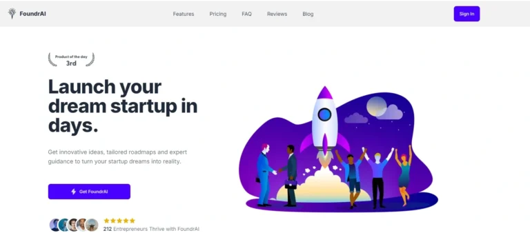 FoundrAI: Tu socio estratégico en el viaje hacia el éxito emprendedor, equipándote con inteligencia artificial para transformar ideas en empresas prósperas