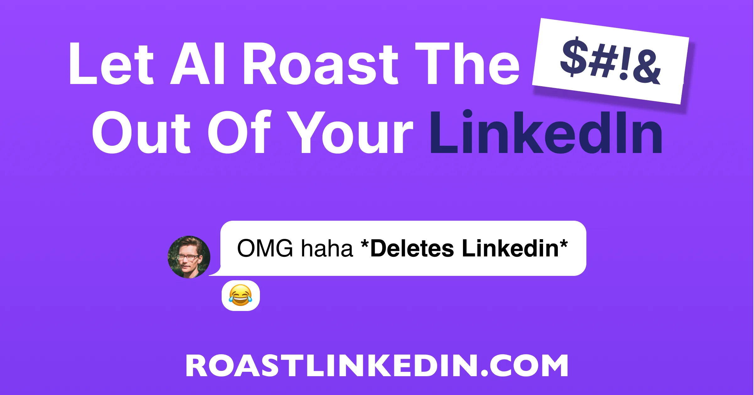 RoastLinkedIn.com: Optimiza tu perfil de LinkedIn con humor e inteligencia artificial.