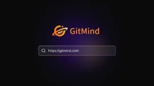 GitMind mostrando la creación de un diagrama inteligente y colaborativo con IA