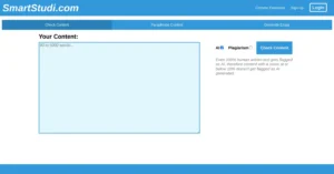 SmartStudi: Herramienta IA para detectar plagio y generar contenido original, con extensión de Chrome y opciones gratuitas y de pago.