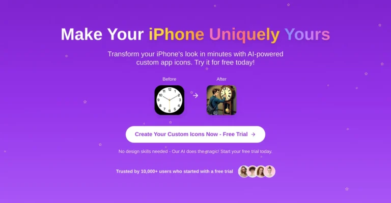 IconLab.me: Crea iconos personalizados con IA para iPhone fácilmente y transforma tu dispositivo en minutos.