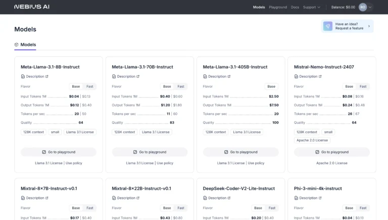 Nebius AI Studio, plataforma de procesamiento de modelos de IA para optimización de costos y rendimiento