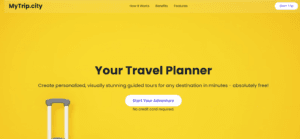 Descubre rincones ocultos y planifica tus aventuras de viaje con MyTrip.city, la herramienta AI que te ayuda a crear itinerarios personalizados y visualmente impactantes en cuestión de minutos