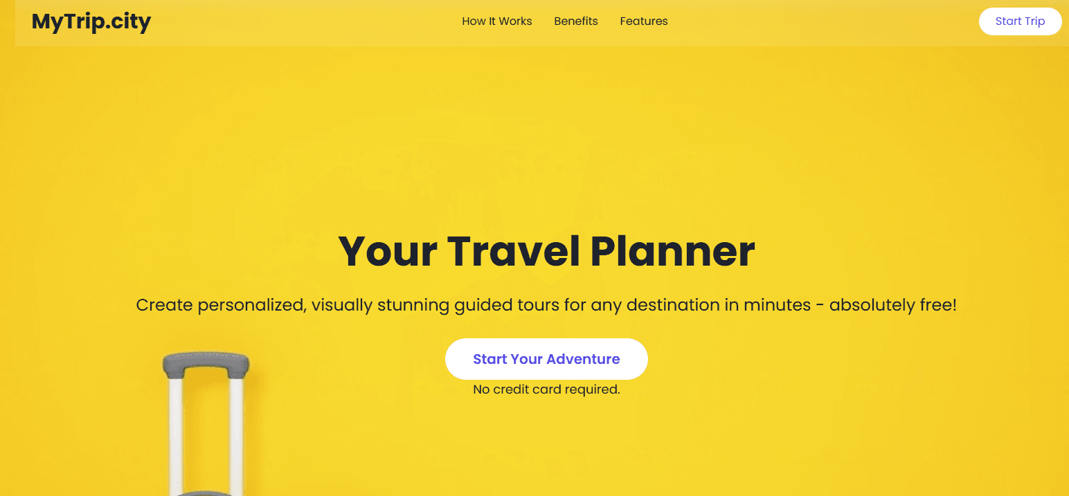 Descubre rincones ocultos y planifica tus aventuras de viaje con MyTrip.city, la herramienta AI que te ayuda a crear itinerarios personalizados y visualmente impactantes en cuestión de minutos
