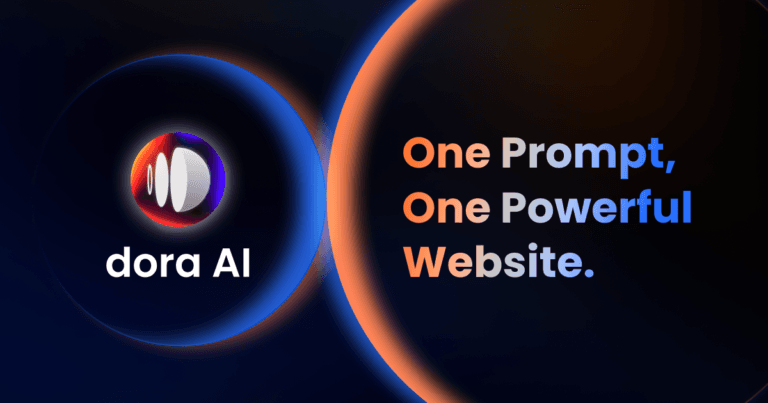 Dora AI: Herramienta de creación de sitios web interactivos en 3D utilizando inteligencia artificial sin necesidad de codificación.