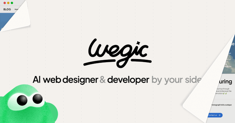 Wegic AI: Transforma tus ideas en sitios web profesionales con inteligencia artificial.