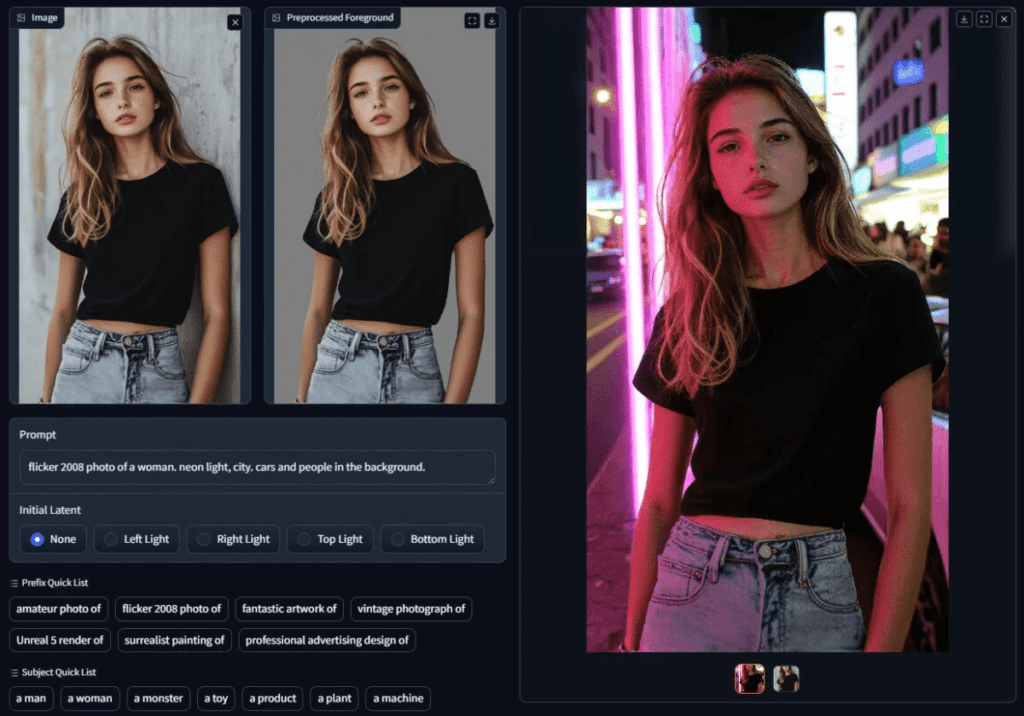 Transforma la iluminación de tus fotos con ICLight v2, herramienta de inteligencia artificial para imágenes profesionales