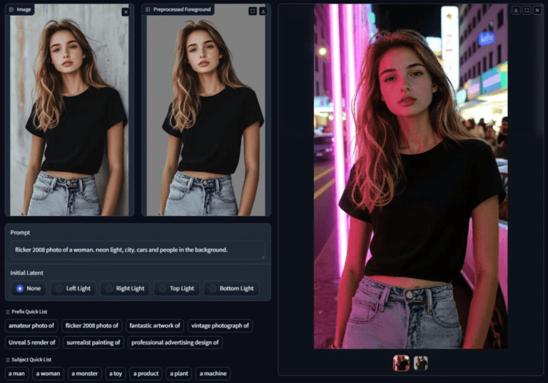 Transforma la iluminación de tus fotos con ICLight v2, herramienta de inteligencia artificial para imágenes profesionales