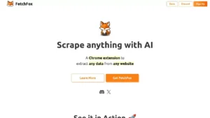 FetchFox AI: La herramienta definitiva para web scraping sin código, ideal para marketing digital y generación de leads.