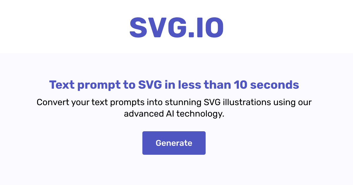 Gráficos vectoriales optimizados con SVG.io: Herramienta gratuita para diseñadores y desarrolladores web.