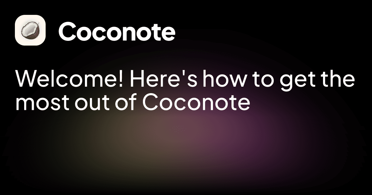 Coconote para convertir videos y PDFs en notas organizadas con inteligencia artificial.