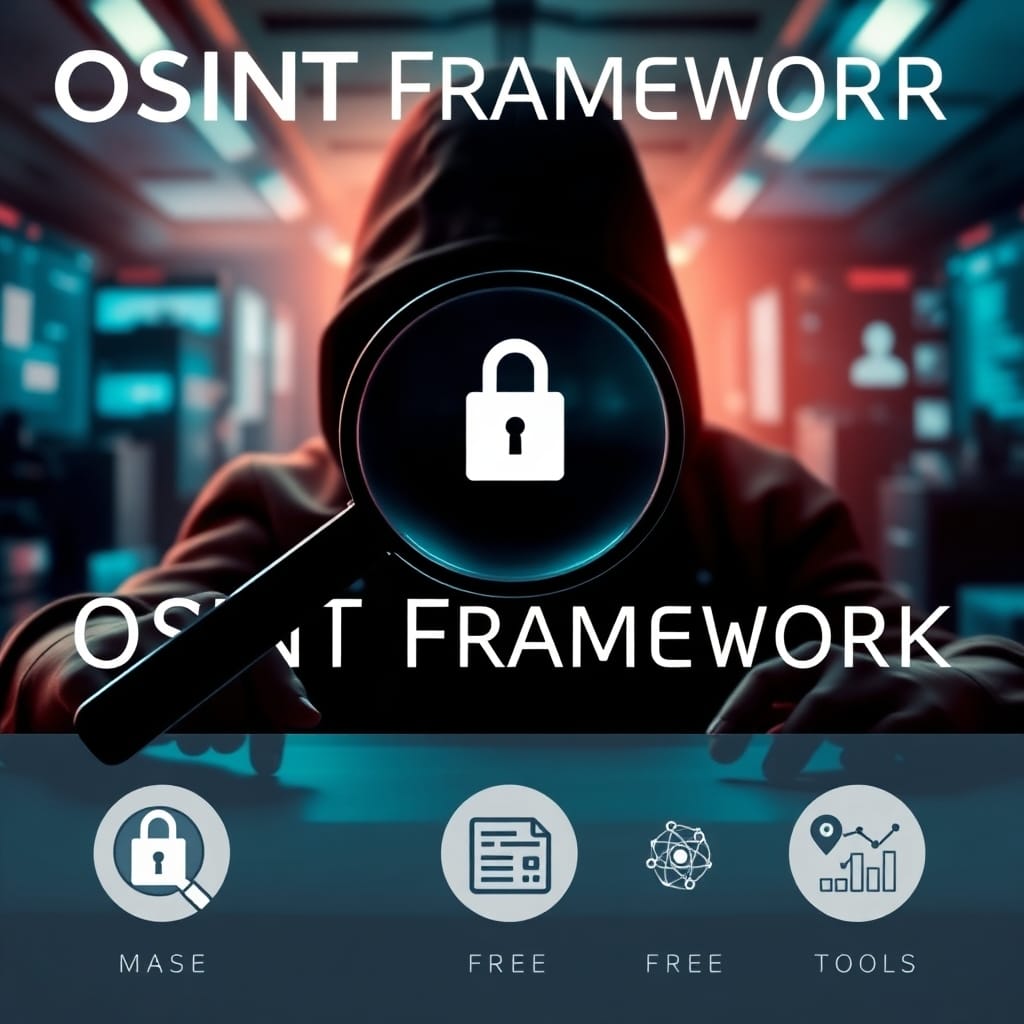 OSINT Framework mostrando diversas herramientas gratuitas para la investigación online y seguridad de la información.