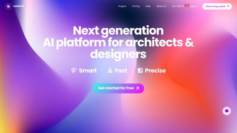 Renderizado arquitectónico generado por LookX AI a partir de un boceto simple en segundos