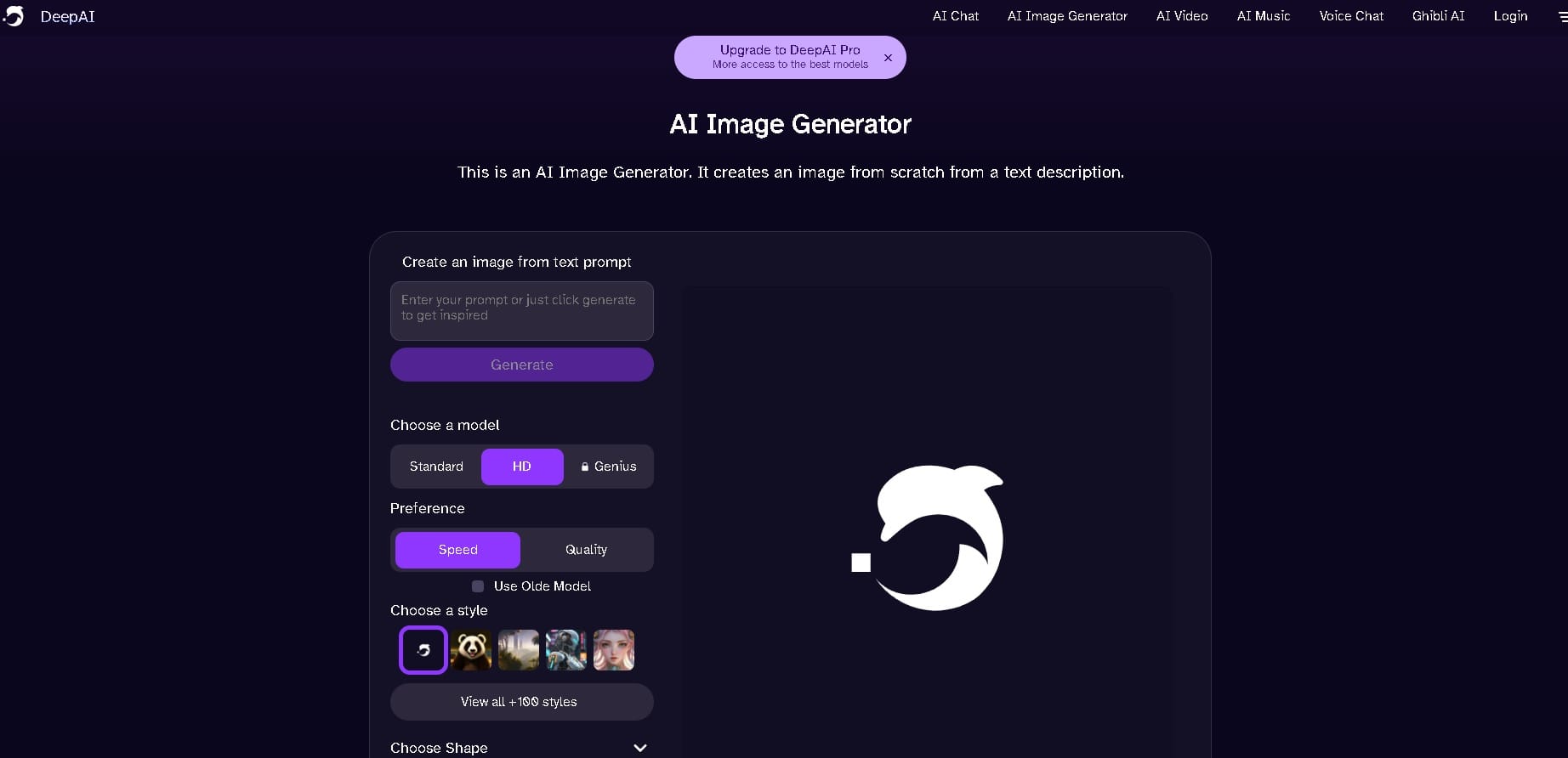 Generación de imágenes con inteligencia artificial a partir de texto usando Text2Img de DeepAI