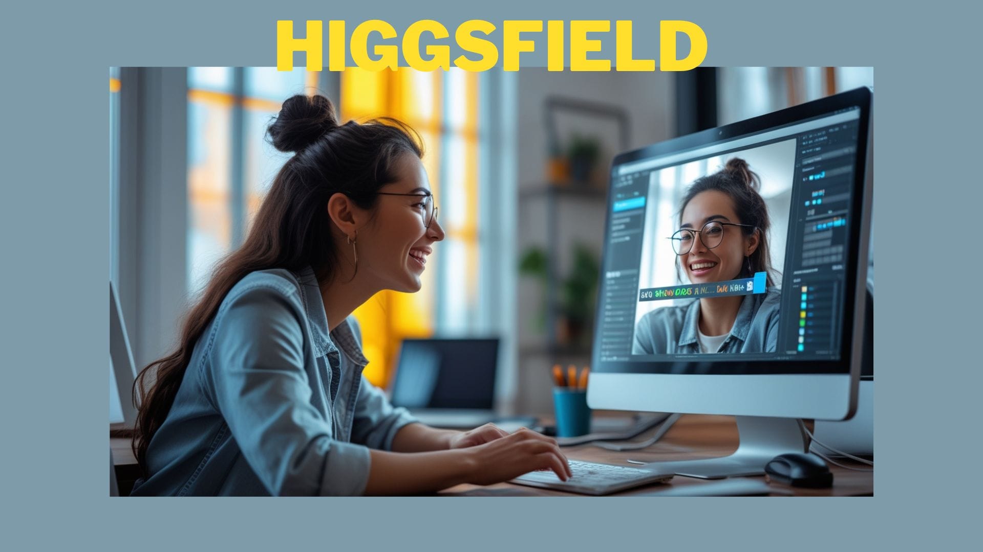 Persona usando Higgsfield para crear un video con inteligencia artificial a partir de una foto