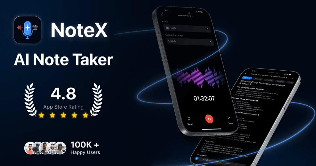 NoteX, la herramienta de inteligencia artificial para transformar grabaciones en notas precisas y útiles al instante
