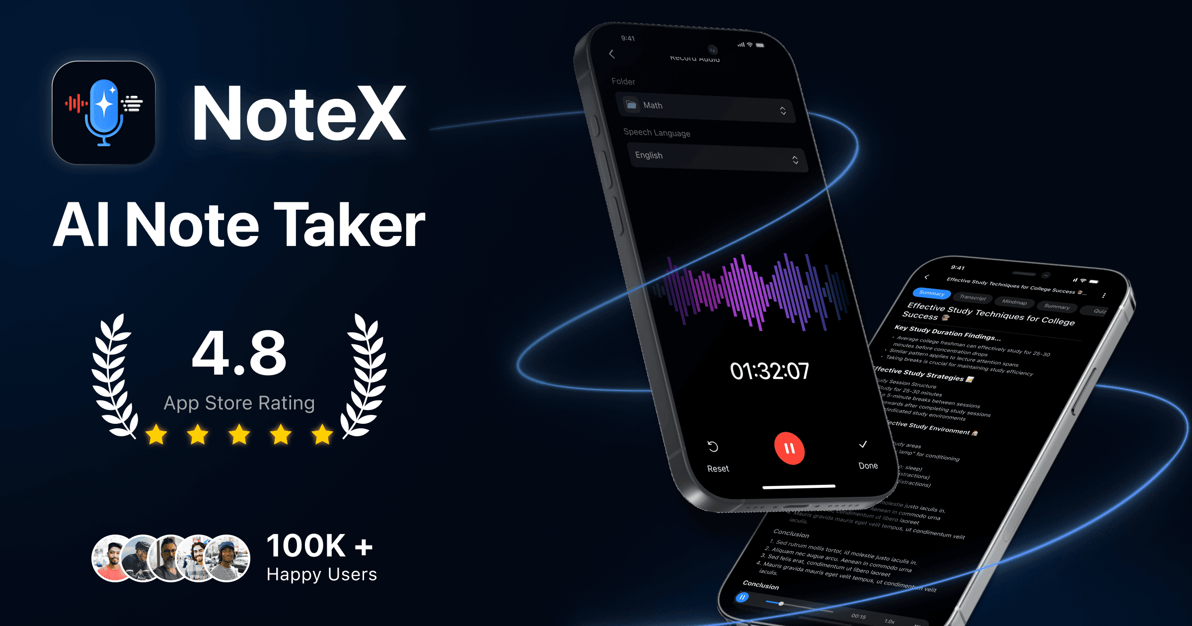 NoteX, la herramienta de inteligencia artificial para transformar grabaciones en notas precisas y útiles al instante