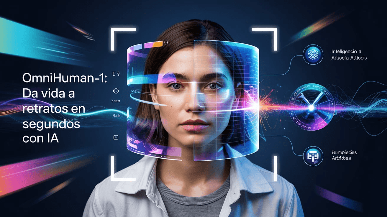 Transforma retratos en videos realistas con OmniHuman-1 y la inteligencia artificial.