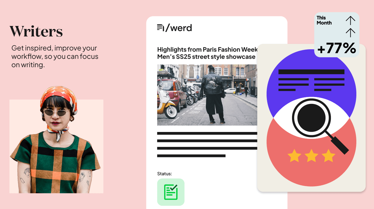 Werd.ai: Herramienta de inteligencia artificial para generar contenido optimizado y superar el bloqueo creativo.