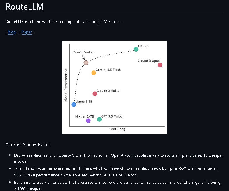 RouteLLM, herramienta de IA para optimizar costos manteniendo alta calidad.