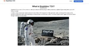 Captura de un video generado automáticamente desde texto con inteligencia artificial en Step-Video-T2V