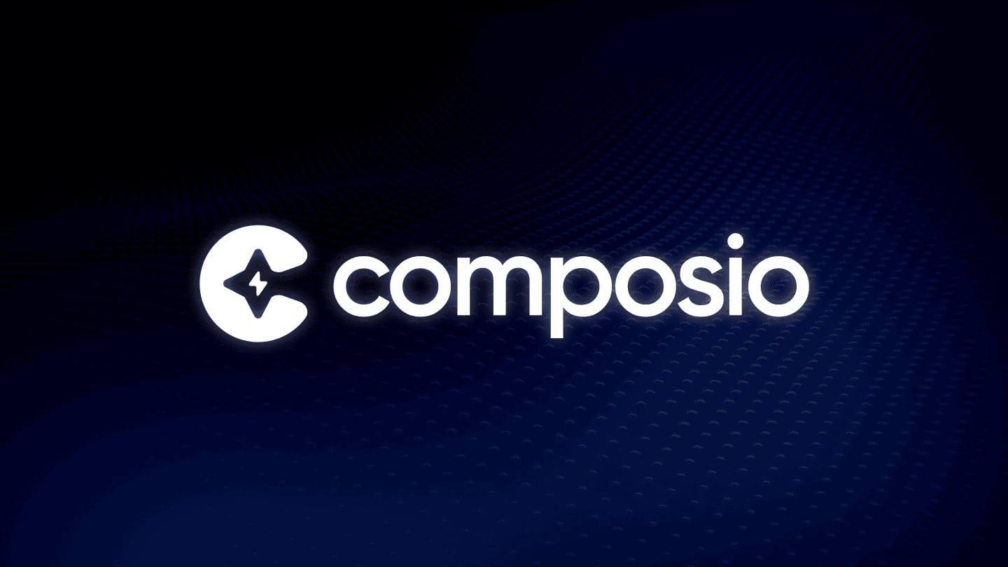 Logo de Composio, plataforma para conectar inteligencia artificial con más de 250 aplicaciones sin necesidad de programar.