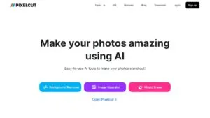 Pixelcut edita imágenes con inteligencia artificial para redes sociales y e-commerce.