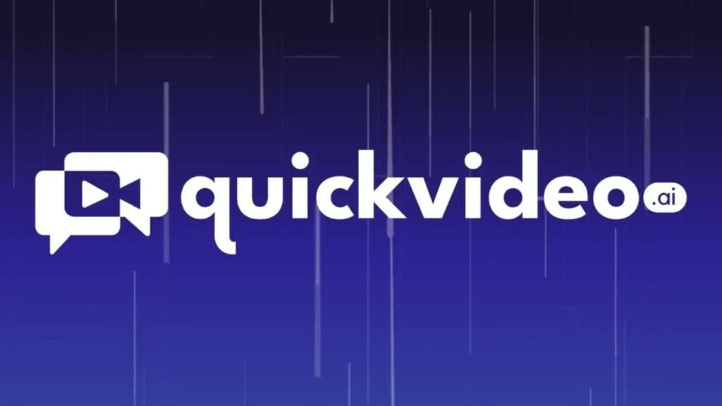 Logo de QuickVideo, herramienta de creación de vídeos con inteligencia artificial.